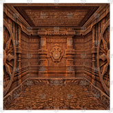 Vajra Kirti Peeth Ganesh Pandal Backdrop
