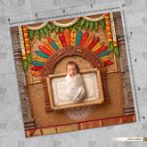 Gram Shilp Angan Ganesha Newborn Baby Photography Backdrop