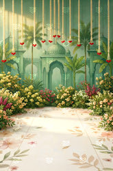 Mughal Garden Elegance Backdrop