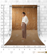 Cocoa Woven Luxe - Model Shoot Backdrop