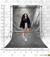 Silver Noir Drapery - Model Shoot Backdrop