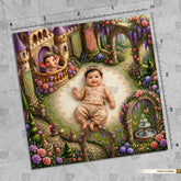 Siddhi Pushp Rajangan Ganesha Newborn Baby Photography Backdrop