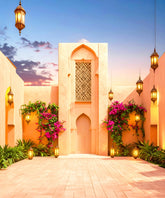 Lantern Courtyard Elegance Backdrop