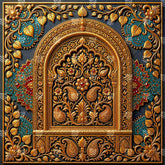 Svarnalekha Azure Flourish