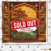 Suryodaya Artisan Tableau Ganesh Chaturthi Decoration Backdrop