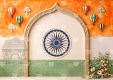Patriotic Unity Theme Baby Backdrop