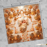 Chandra Modak Gram Ganesha Newborn Baby Photography Backdrop