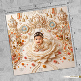 Padma Pushpa Vighnesh Ganesha Newborn Baby Photography Backdrop
