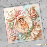 Madhur Modak Utsav Ganesha Newborn Baby Photography Backdrop