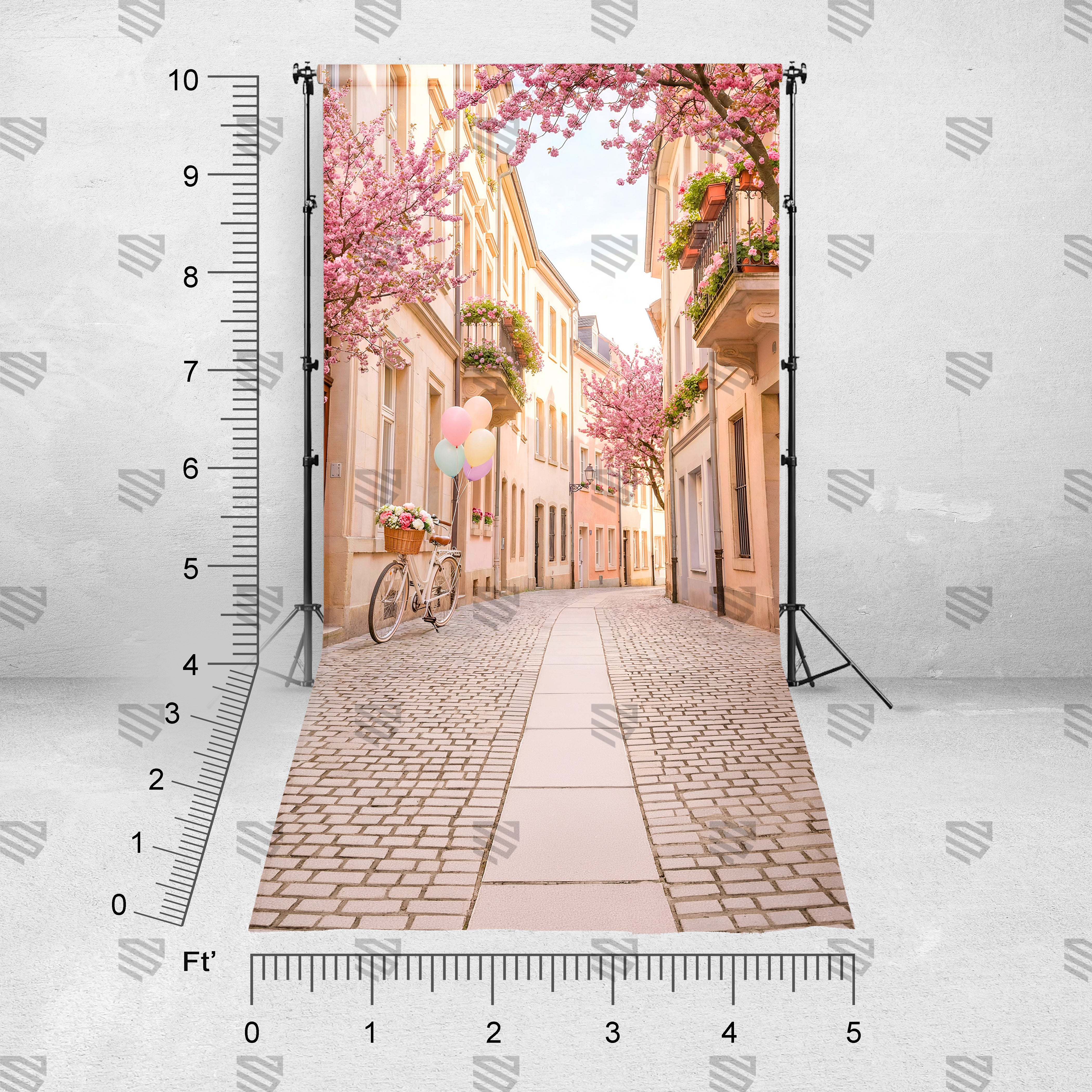 Floral Pastel Street