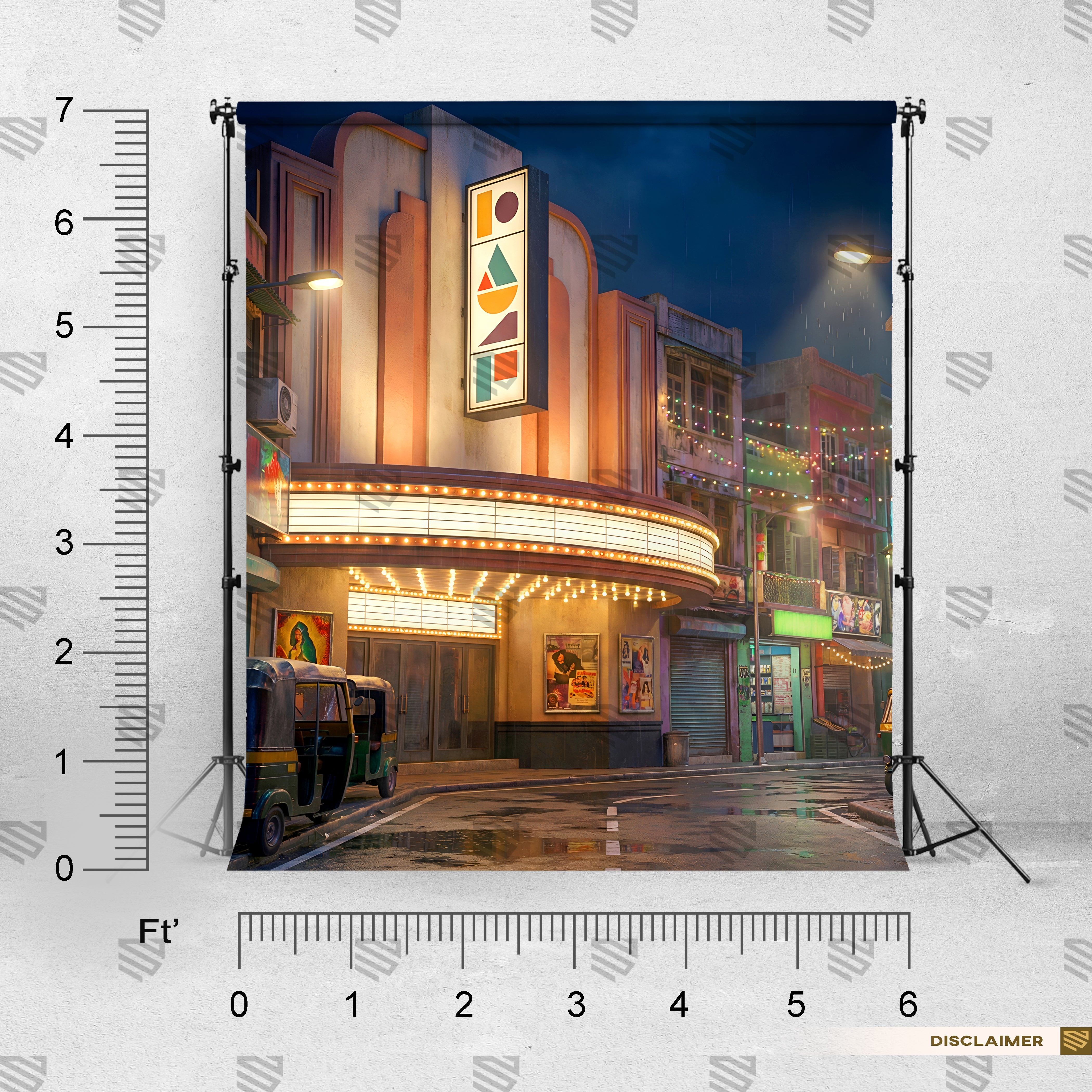 Rainy cinema Street