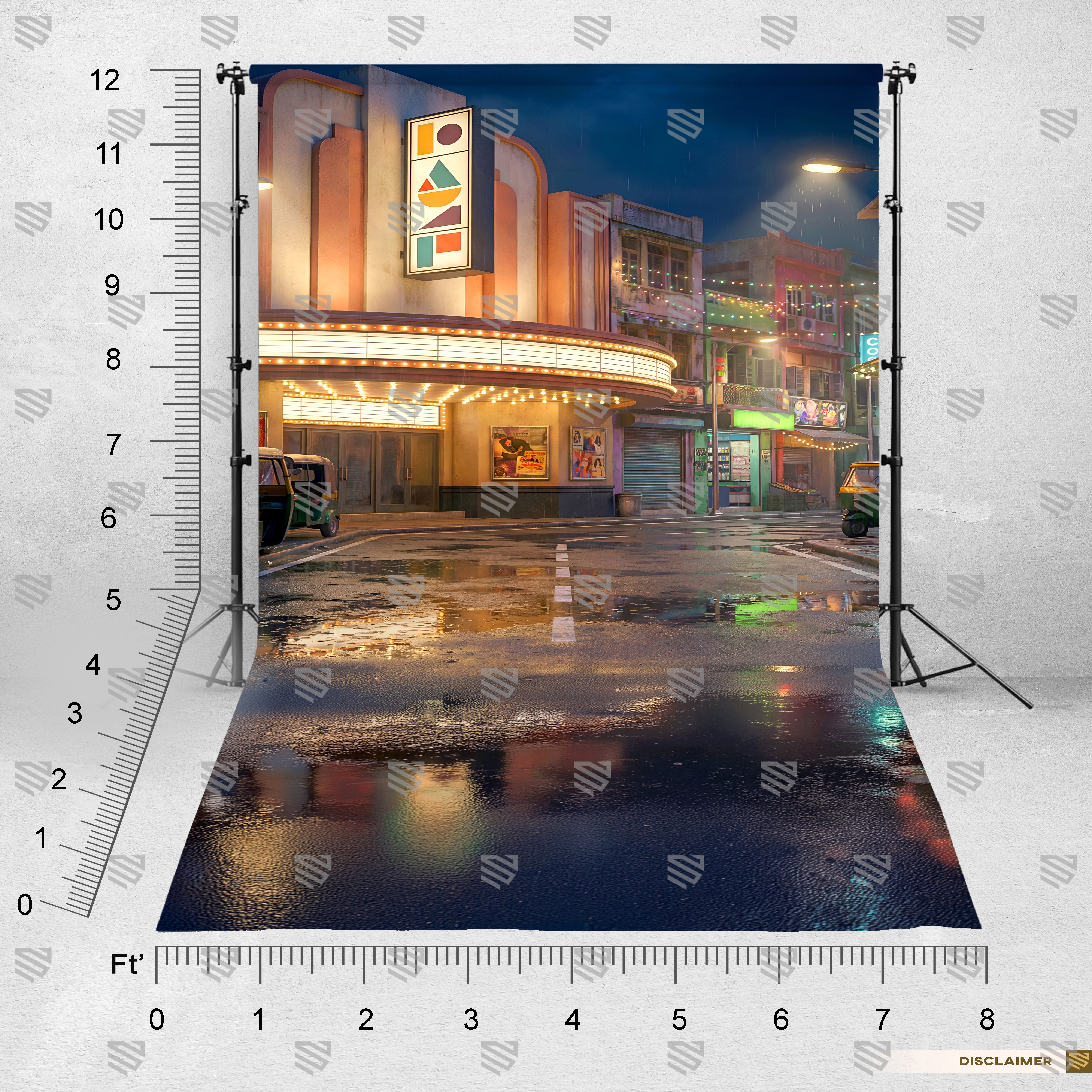 Rainy cinema Street