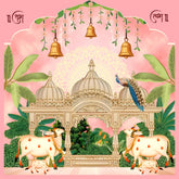 Divya Mandir Aangan Backdrop