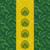 Mor Pankh Kele Patta Decor Backdrop