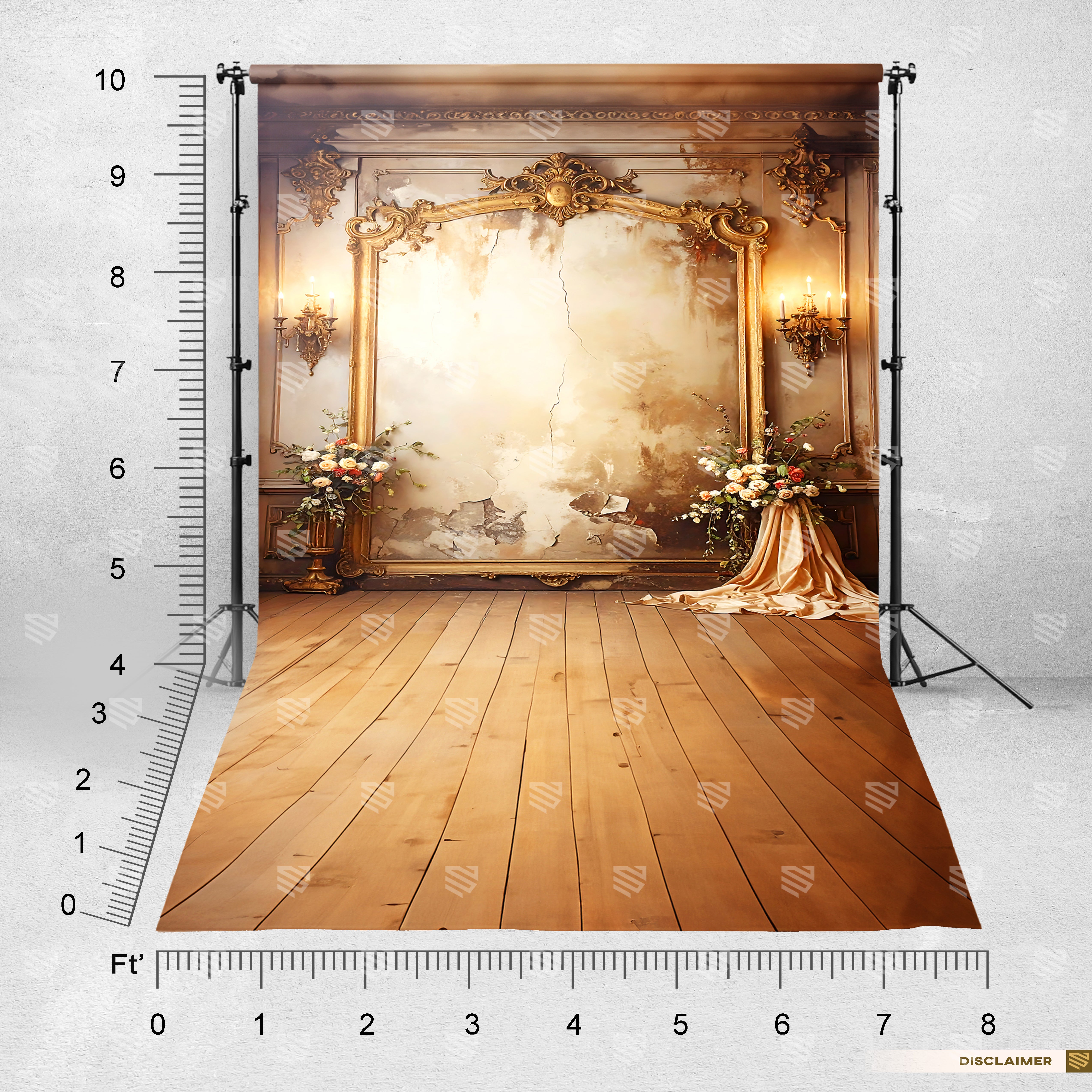 Antique Elegance – Golden Frame of Timeless Beauty