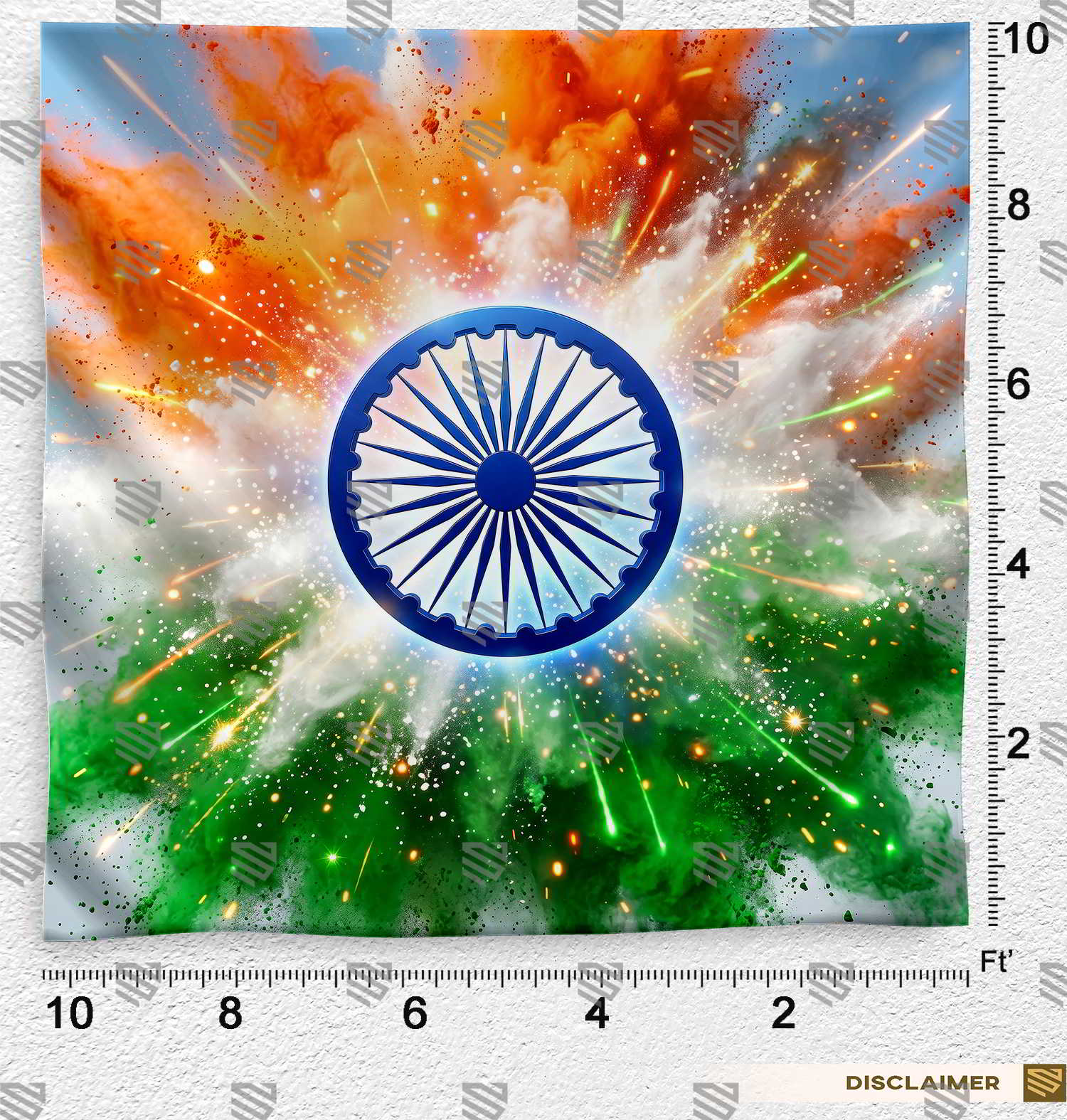 Tricolor Celebration Backdrop