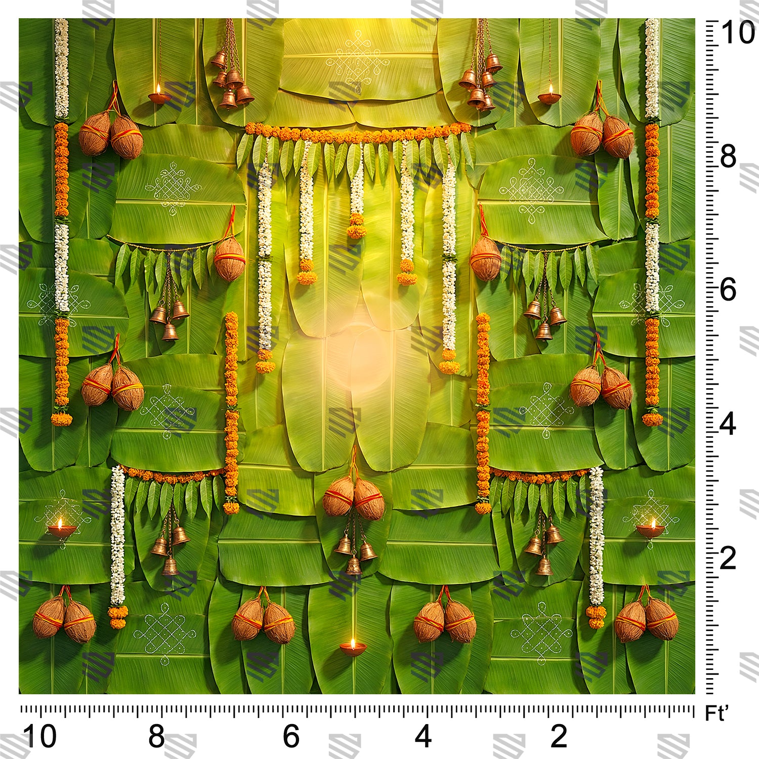 Banana Leaf Haldi Festive