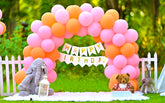 Birthday Bliss Garden Backdrop