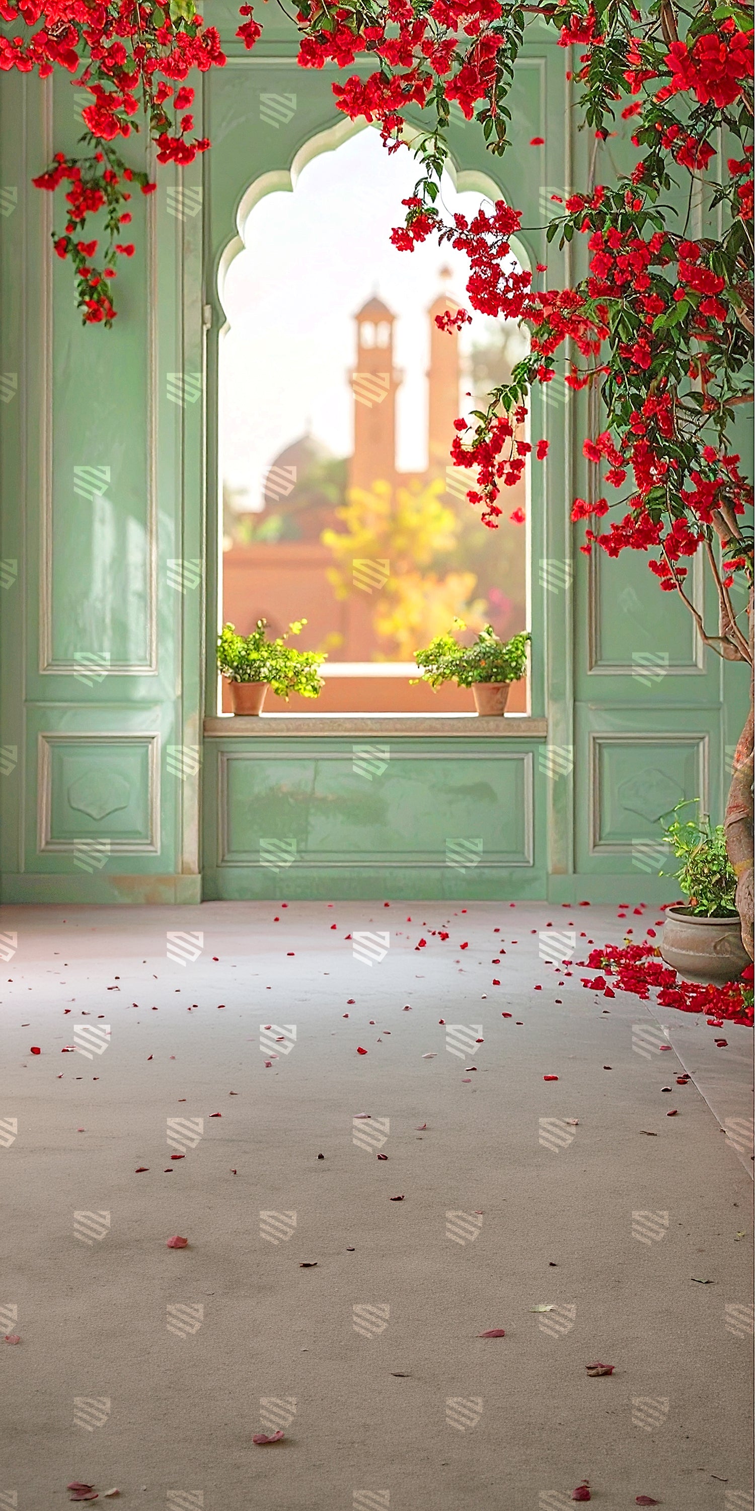 Blooming Palace Arch View