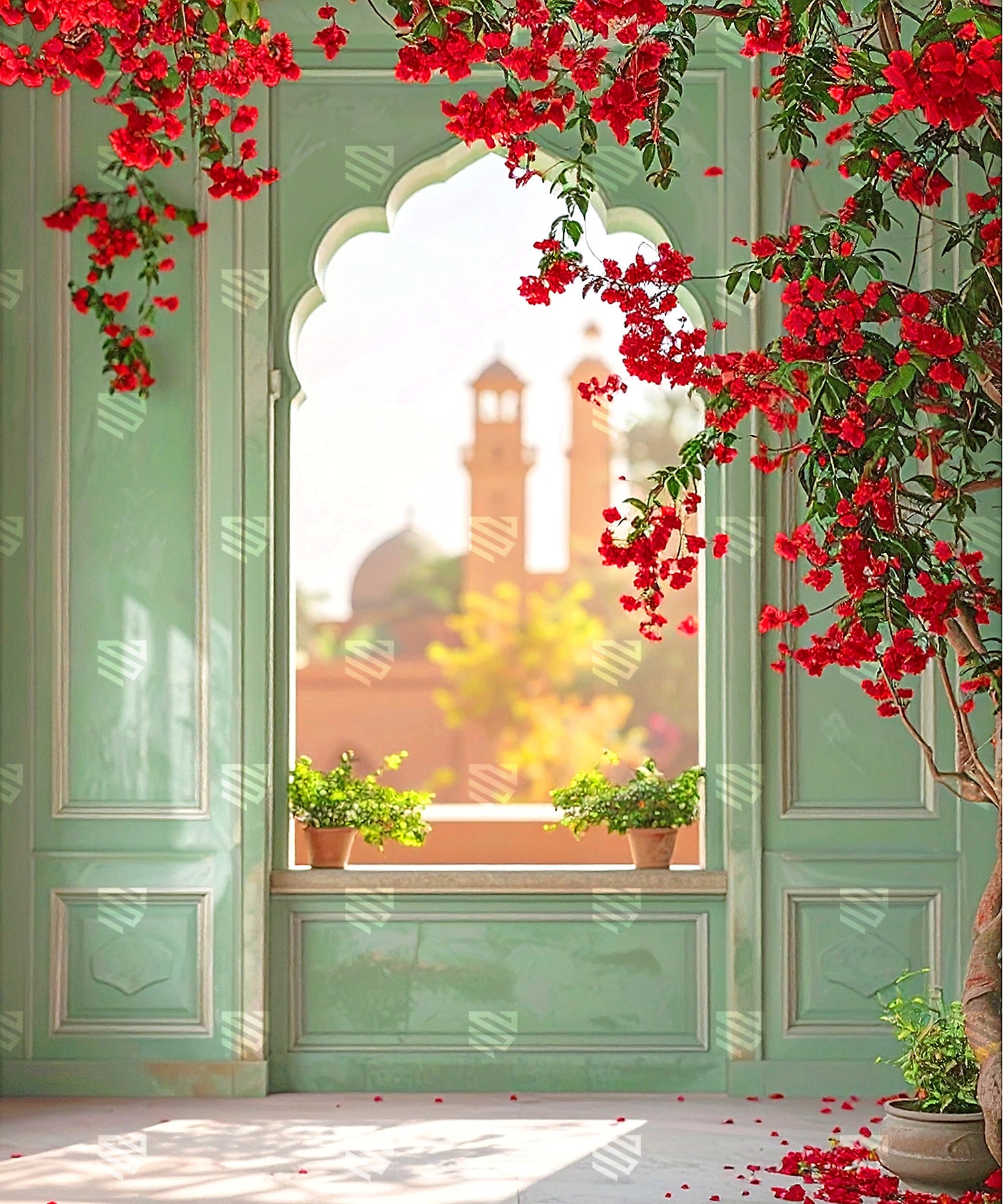 Blooming Palace Arch View