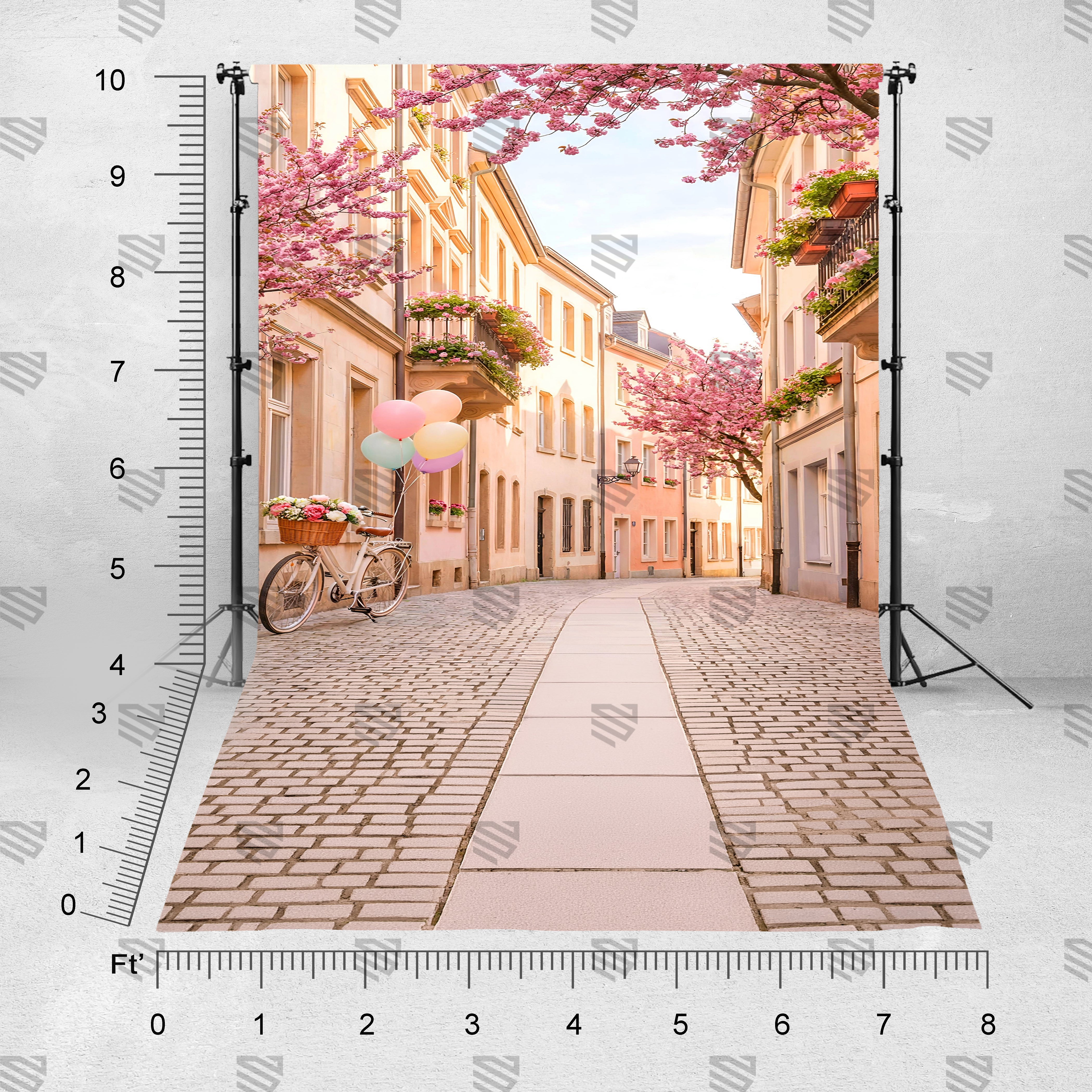 Pastel City Background