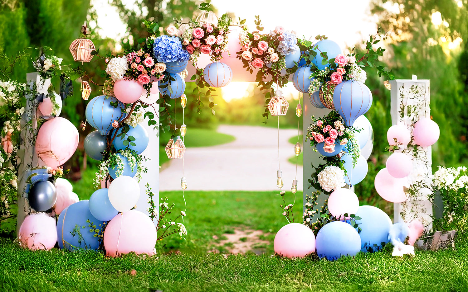 Blossom Balloon Arch