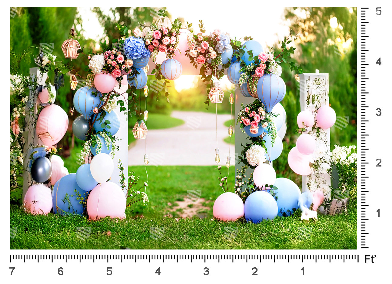 Blossom Balloon Arch