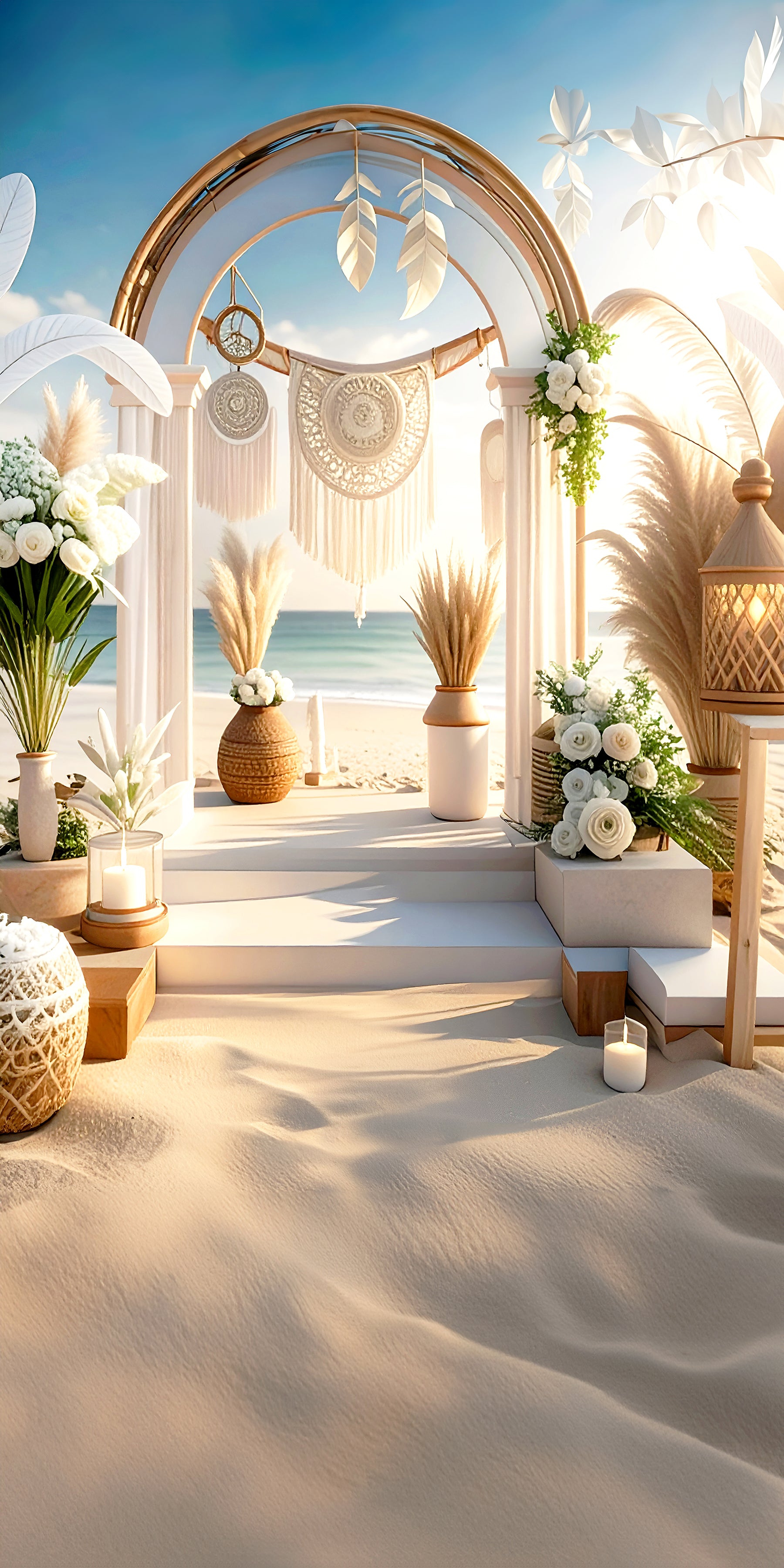Boho Beach Bliss – A Dreamy Coastal Setup