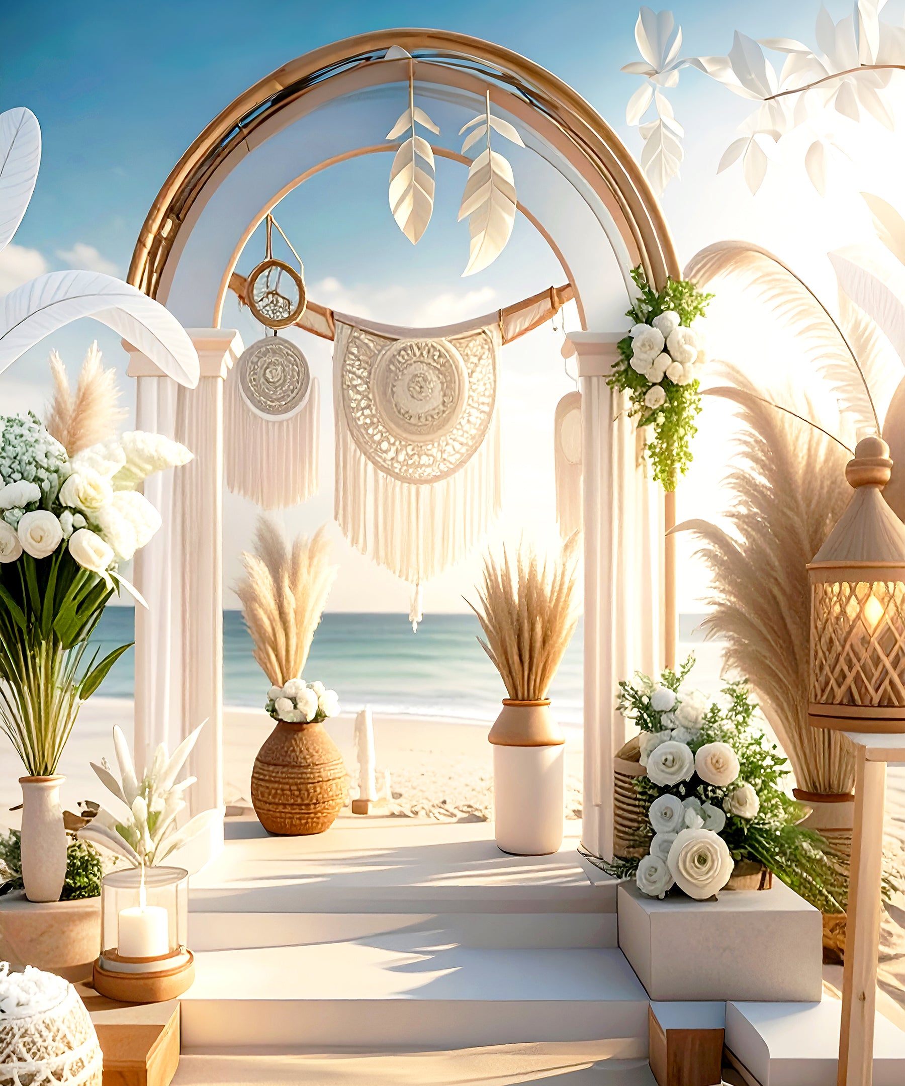 Boho Beach Bliss – A Dreamy Coastal Setup