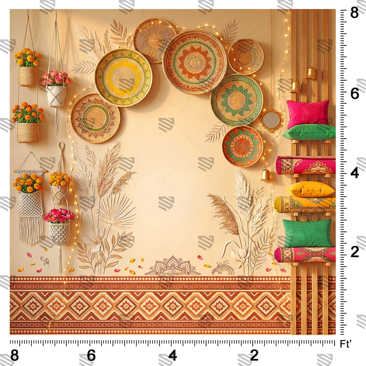 Boho Festive Wall Charm