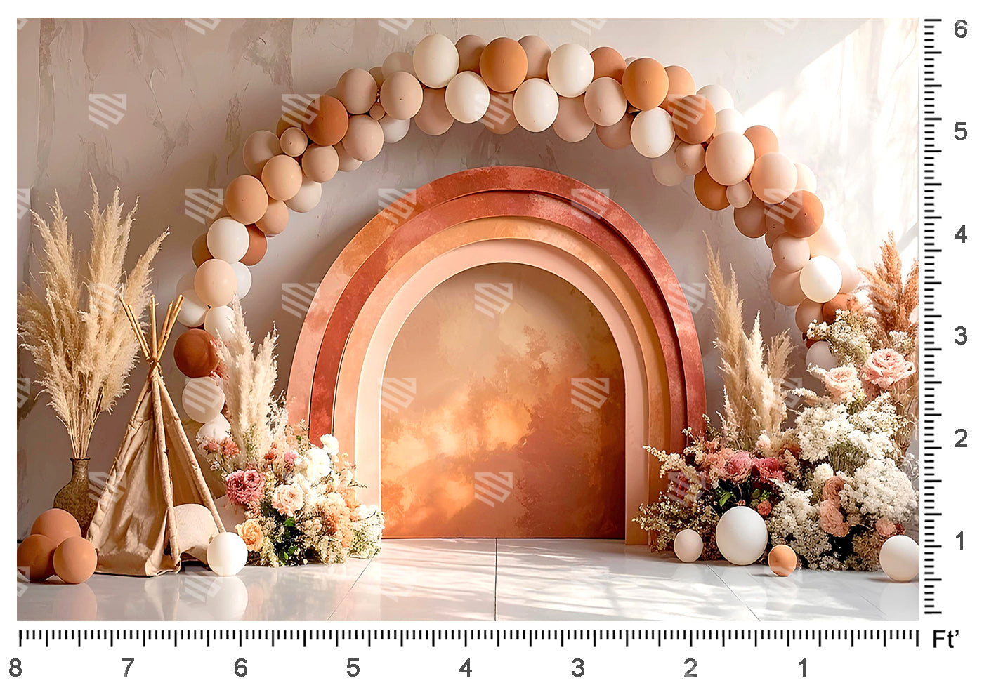 Boho Sunset Arch
