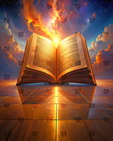 Book of Cosmic Wisdom Backdrop