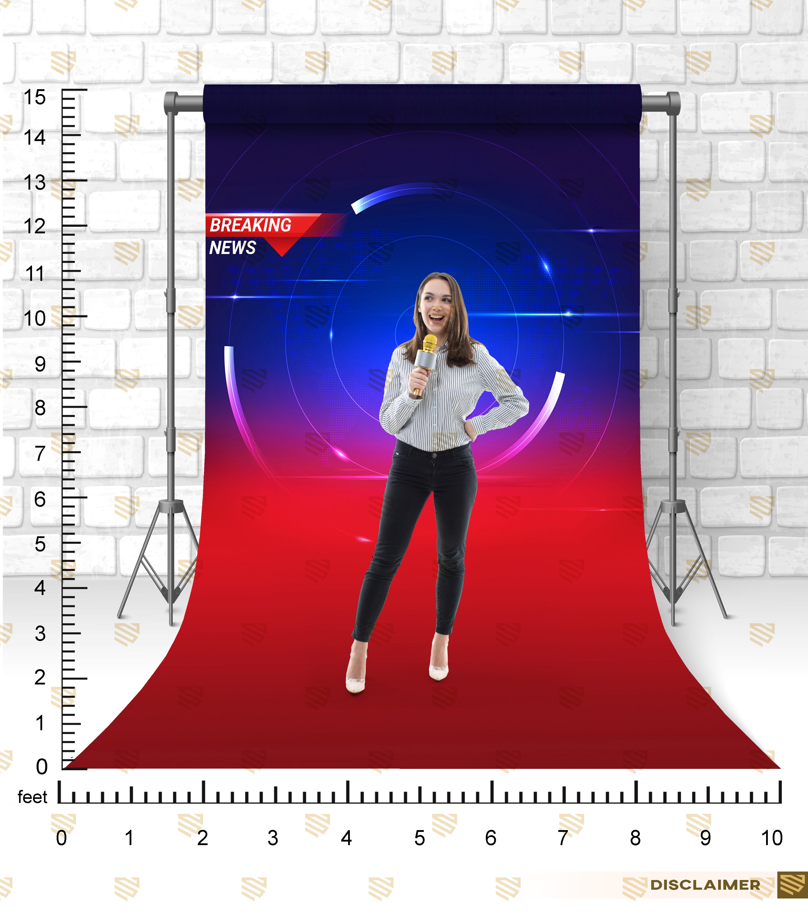 Breaking News Alert Background