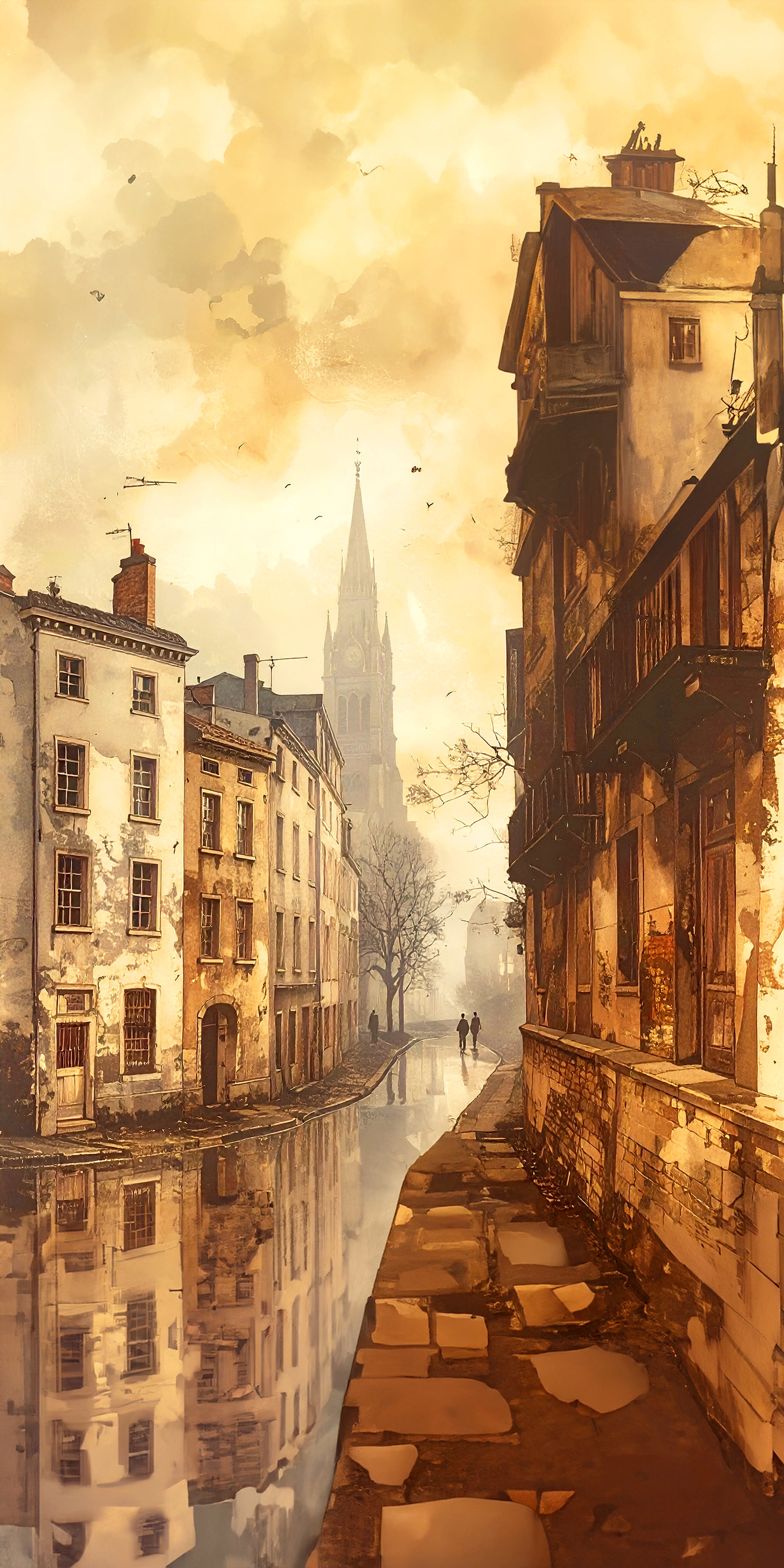 Canal Side Sunset – Charm of an Old European Town