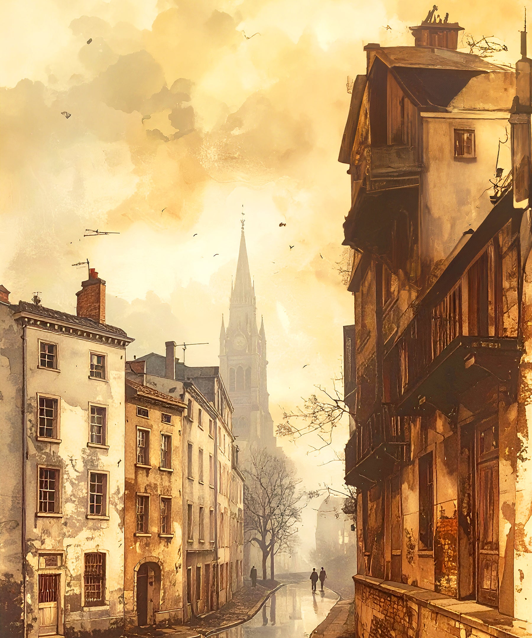 Canal Side Sunset – Charm of an Old European Town