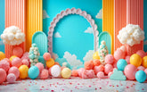 Cloud Pastel Paradise Backdrop
