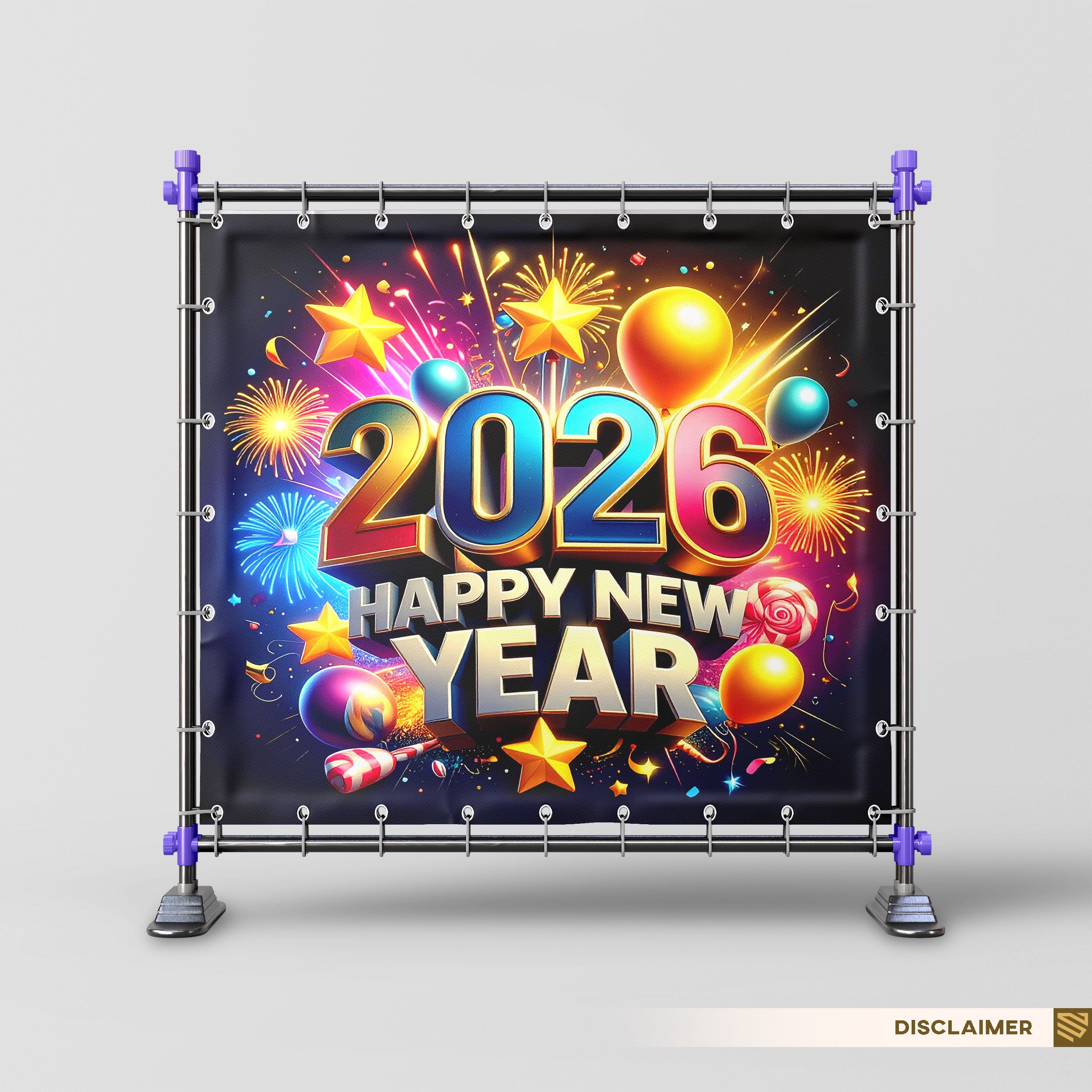 Colorful 2026 Celebration