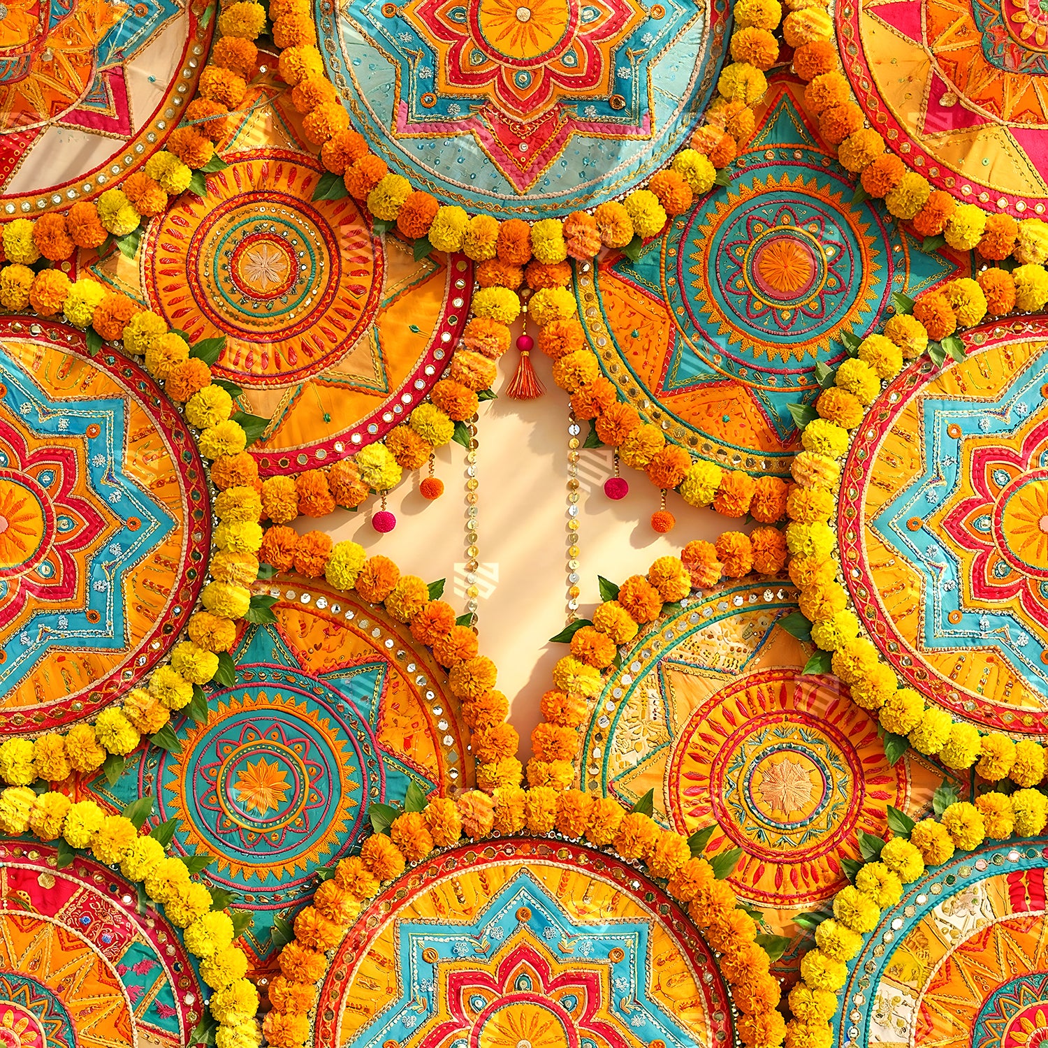 Colorful Heritage Mandala Decor