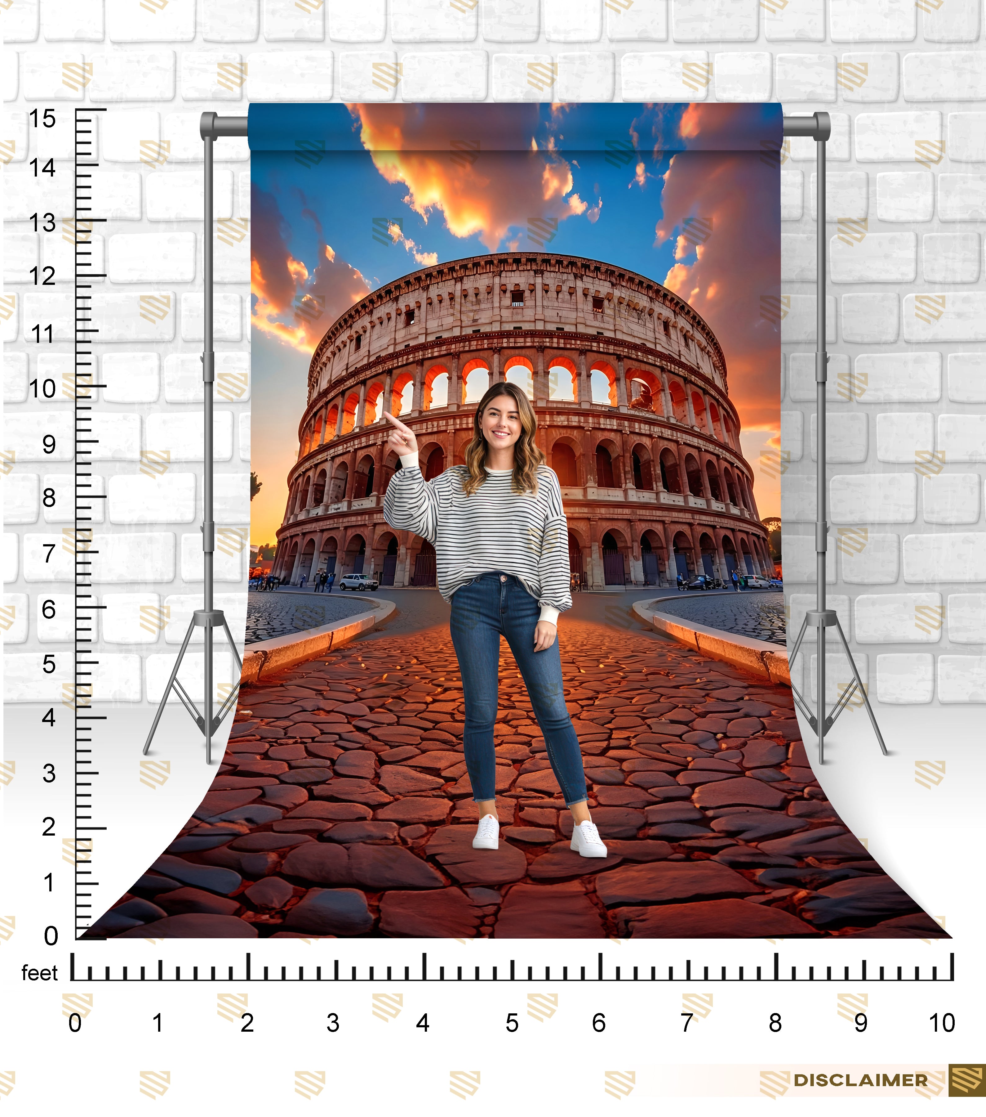 Colosseum at Golden Sunset