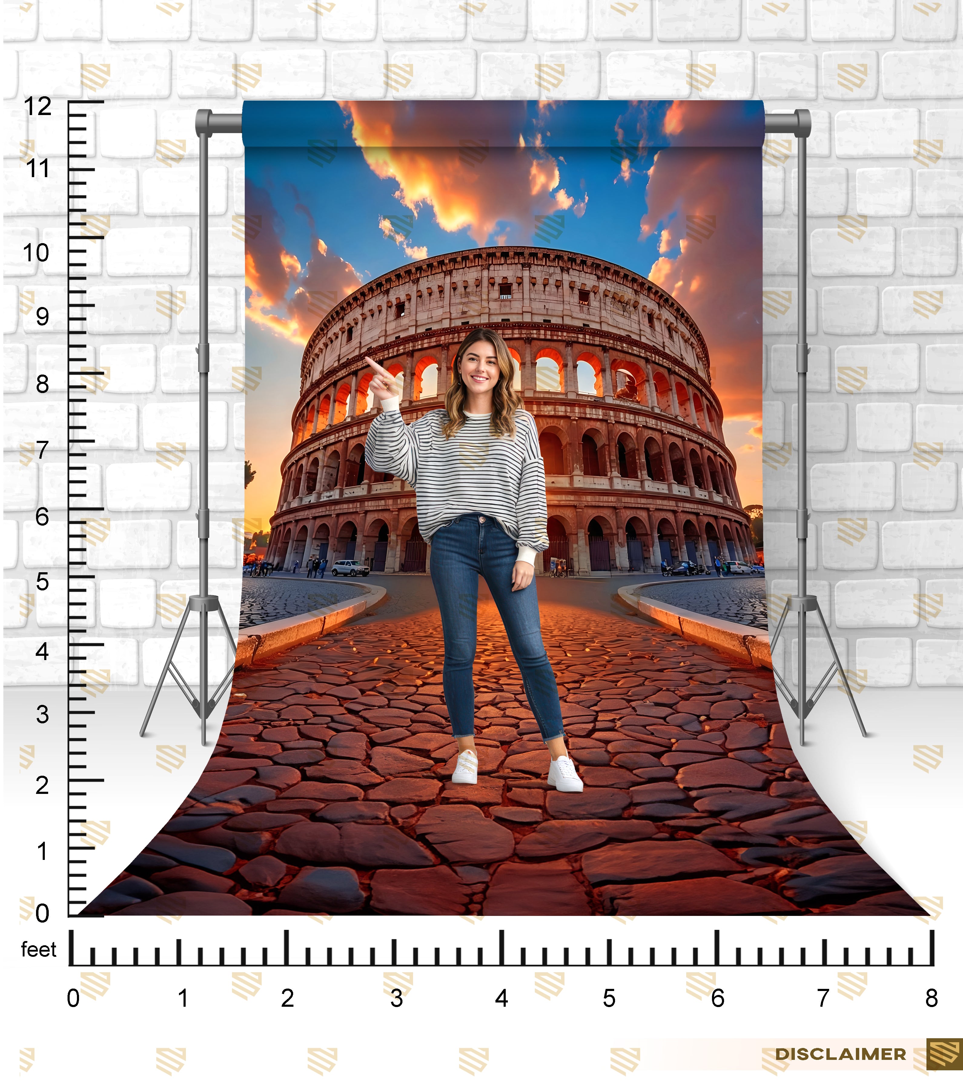 Colosseum at Golden Sunset