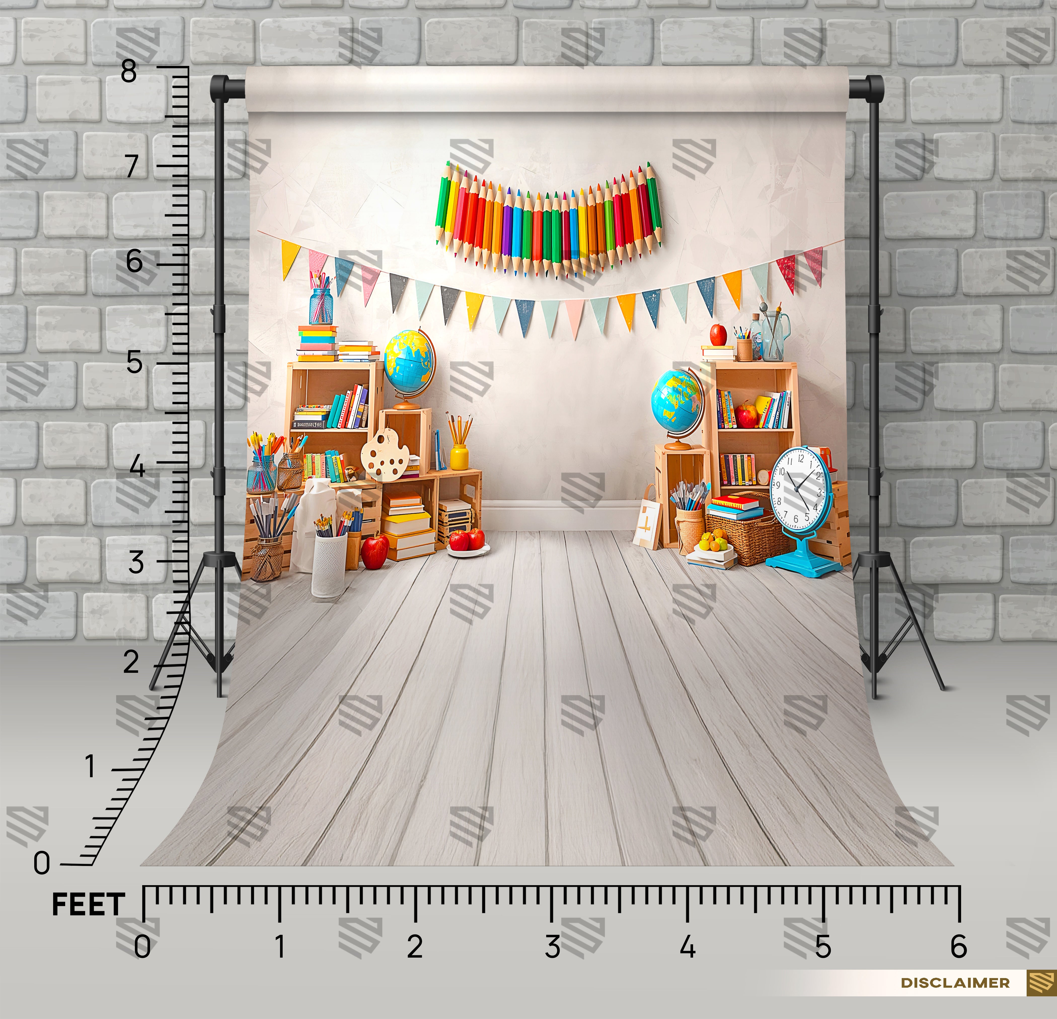 Creative Learning Corner - Baby photoshoot Backdrop