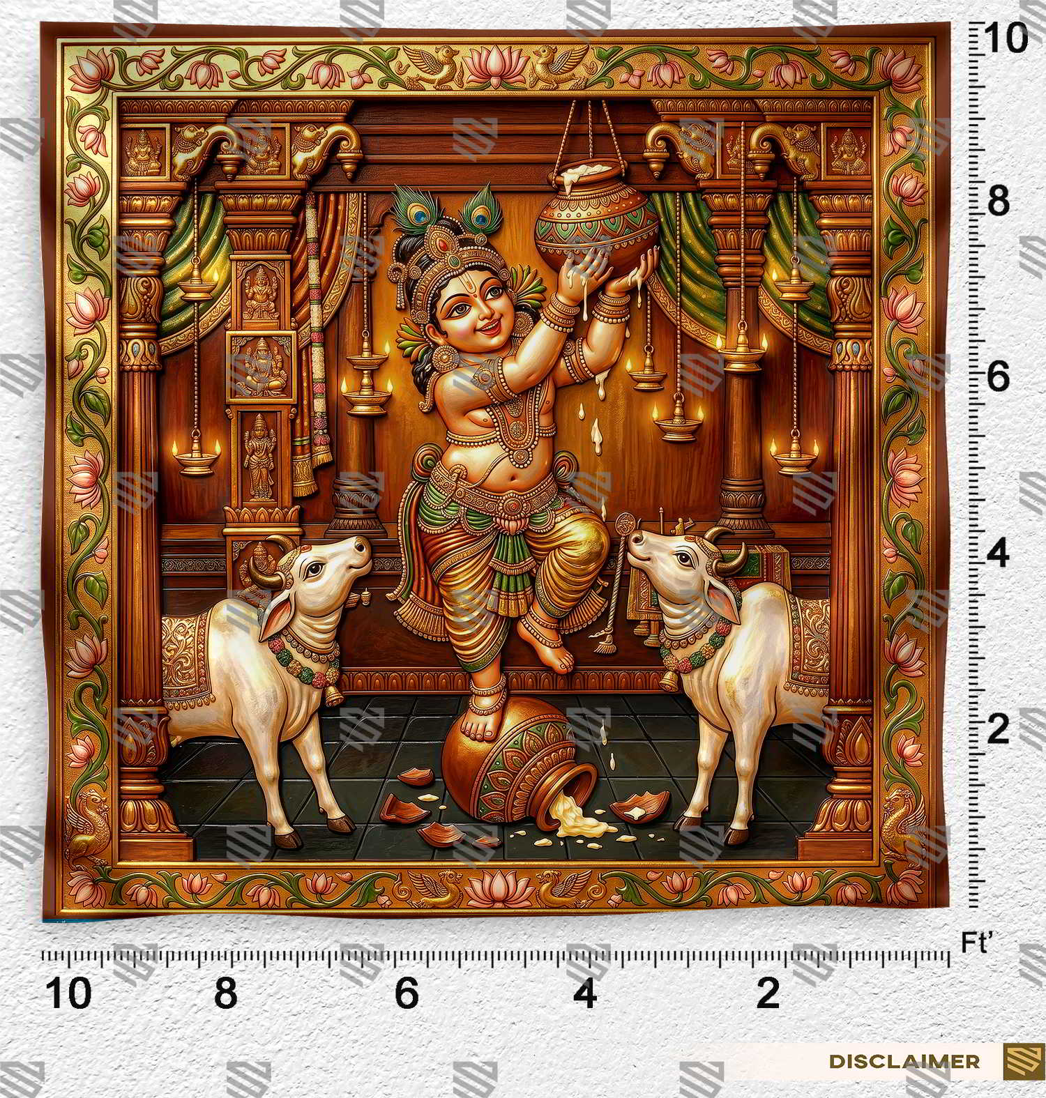 Krishna Damodar Backdrop
