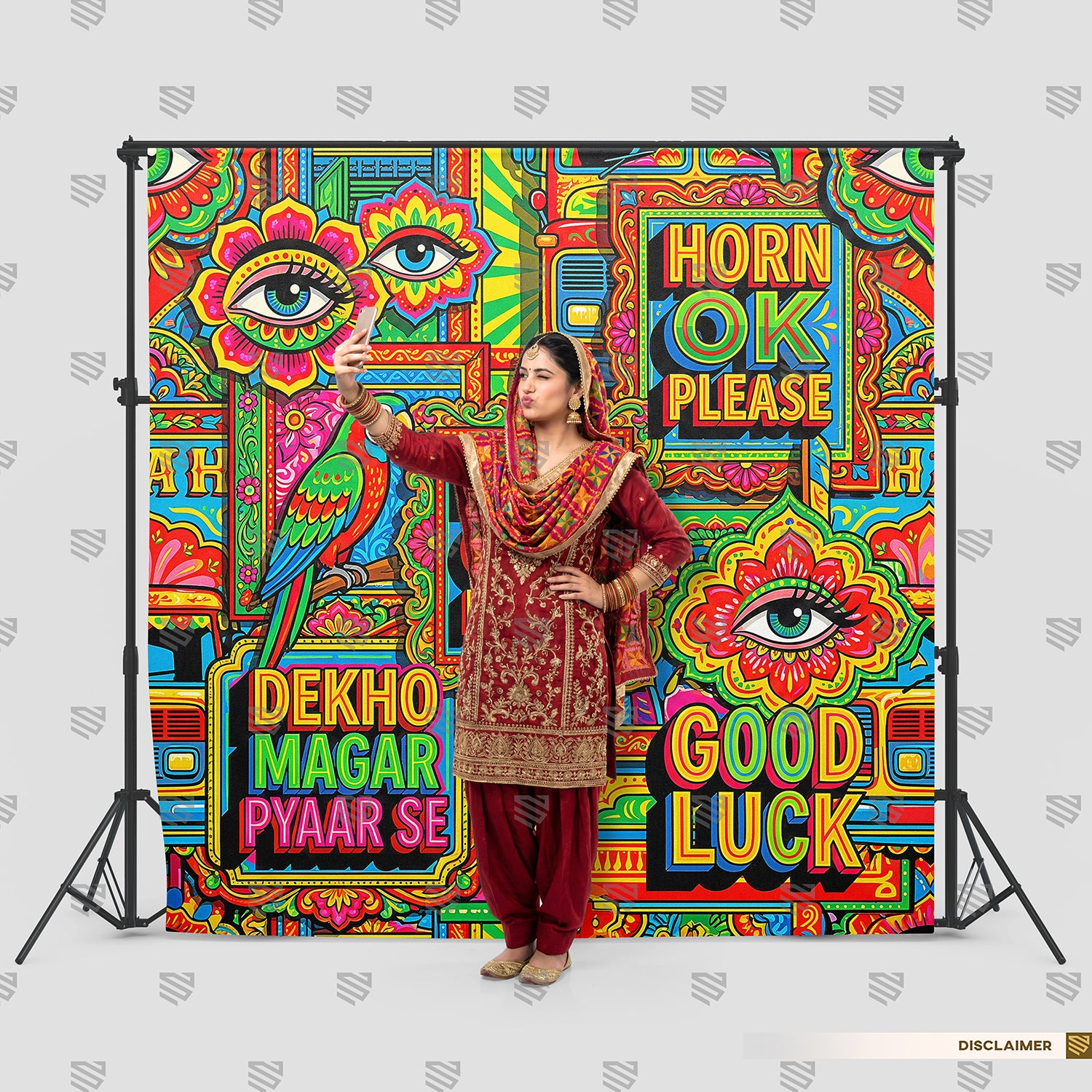 Desi Truck Art Pop Fusion