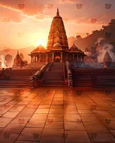 Divine Dawn Sanctuary Backdrop