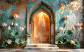 Divine Lotus Gateway Backdrop