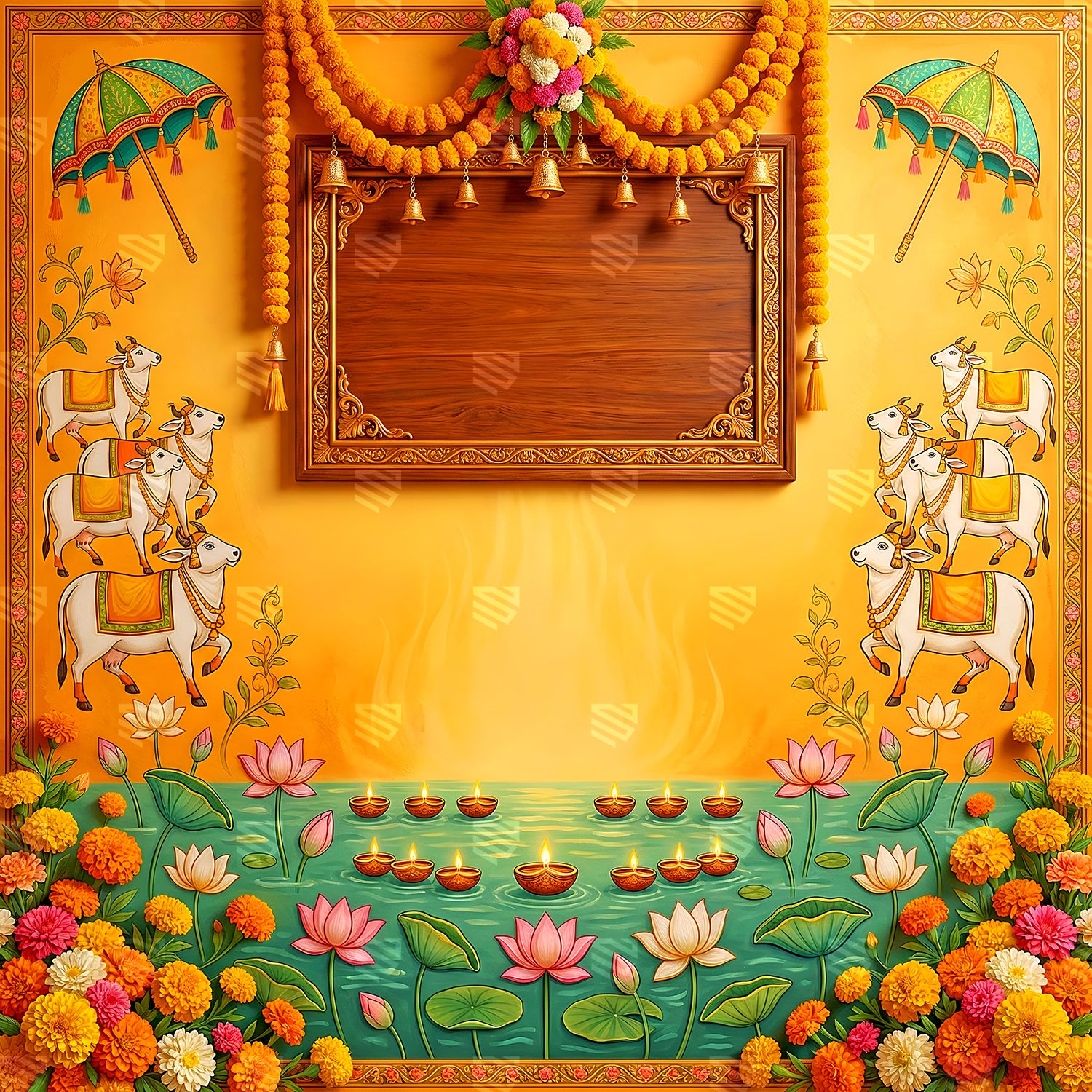 Divine Village Festive Frame