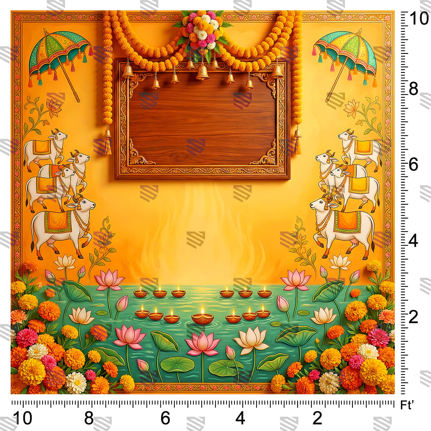 Divine Village Festive Frame