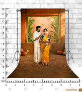 Courtyard Calm Maternity Backdrop
