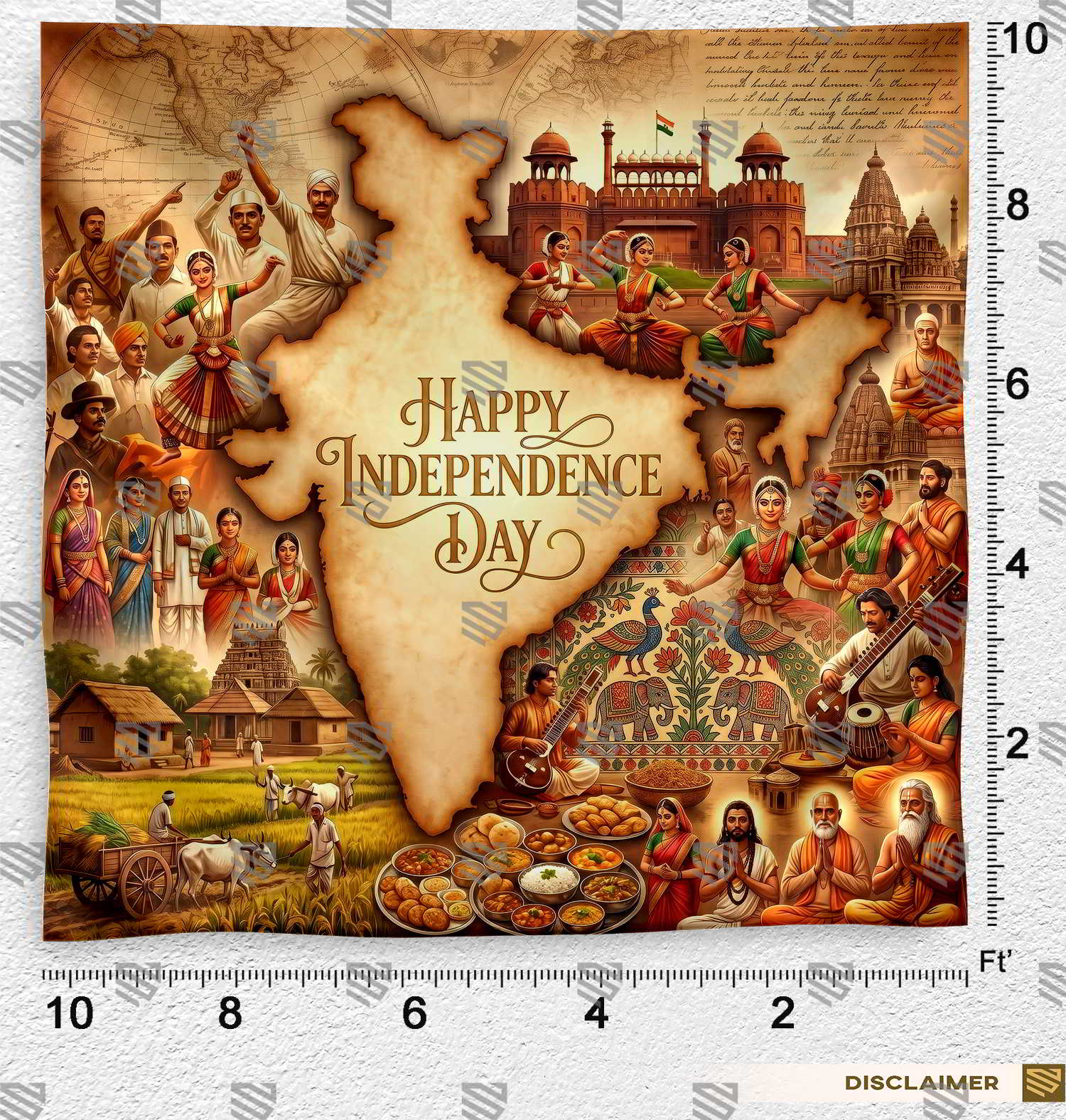 Ek Bharat Cultural Backdrop
