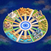 Ek Bharat Shreshtha Bharat Backdrop